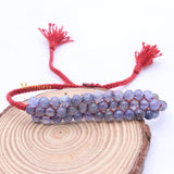 Natural Iolite Gemstone Thread Bracelet