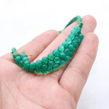 Natural Green Onyx Gemstone Thread Bracelet