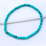 Natural Turquoise Gemstone Stretchable Bracelet