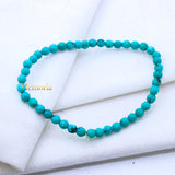 Natural Turquoise Gemstone Stretchable Bracelet