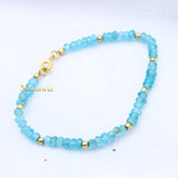 Natural Chalcedony Gemstone 925 Silver Bracelet