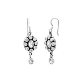 Natural Cubic Zircon 925 Silver Gold Plated Earring