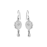 Natural Cubic Zircon 925 Silver Gold Plated Earring