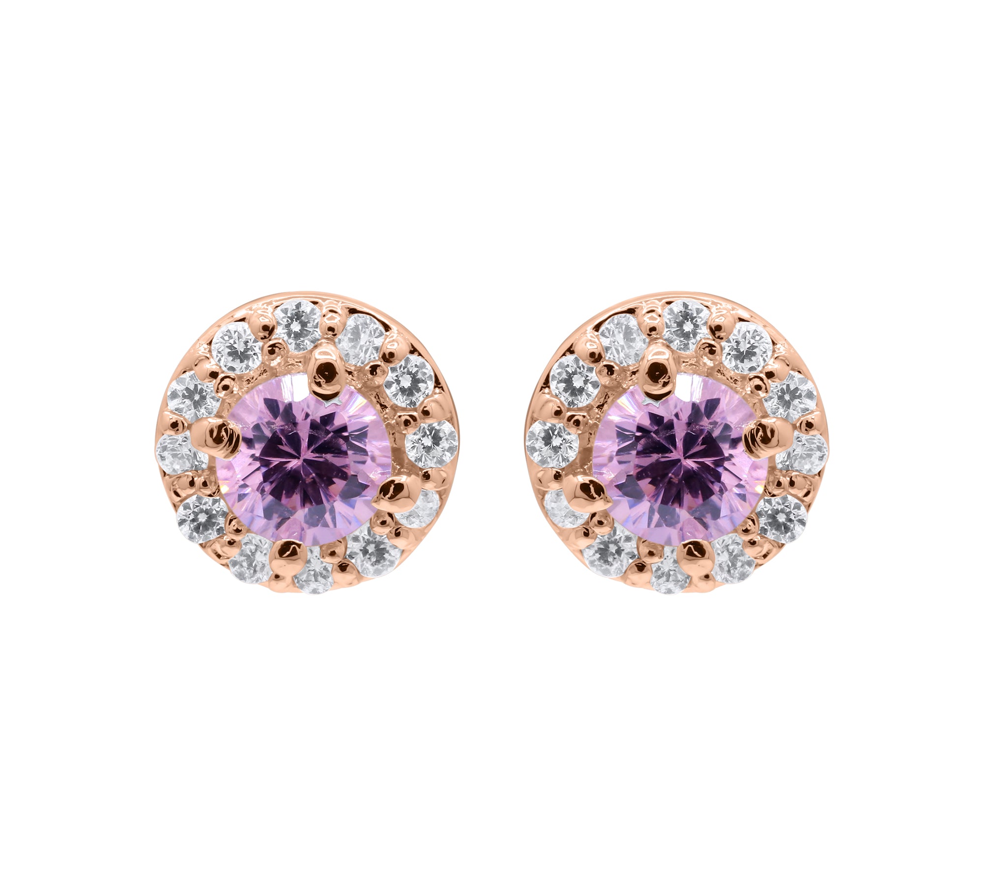 Cubic Zircon 925 Sterling Silver Stud Earring