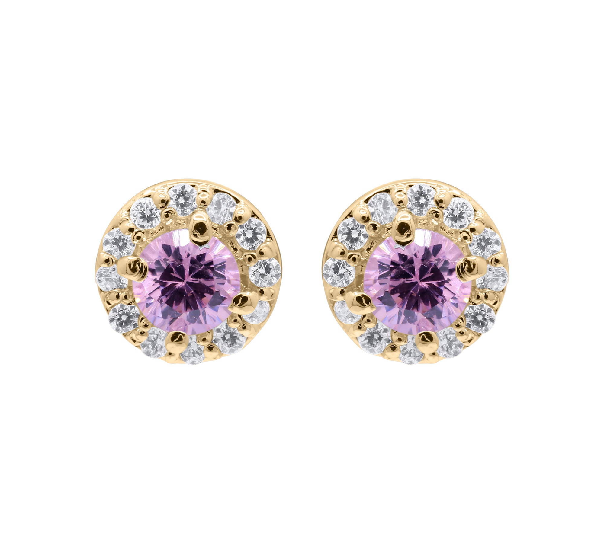 Cubic Zircon 925 Sterling Silver Stud Earring