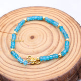 Natural Apatite Gemstone 925 Silver Bracelet