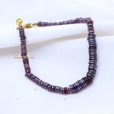 Natural Amethyst Gemstone 925 Silver Bracelet