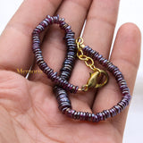 Natural Amethyst Gemstone 925 Silver Bracelet