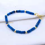 Blue Gemstone 925 Sterling Silver Bracelet