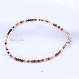 Natural Multi Gemstone 925 Silver Bracelet