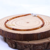 Natural Citrine Gemstone 925 Silver Bracelet