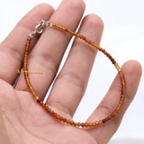 Natural Citrine Gemstone 925 Silver Bracelet