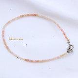 Natural Pink Opal Gemstone 925 Silver Bracelet