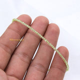 Natural Peridot Gemstone 925 Silver Bracelet