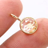 Natural Citrine 14k Yellow Gold Pendant