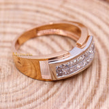 Precious Diamond 18k Rose Gold Band Ring