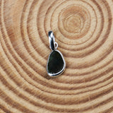 Natural Green Tourmaline Pendant 925 Sterling Silver Handmade Teardrop Gemstone Jewelry