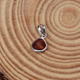 925 Sterling Silver Natural Watermelon Tourmaline Pendant Handmade Minimal Gemstone Pendant