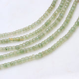 Buy Certified Natural Emerald Round Faceted Gemstone Beads Strand Thread Necklace