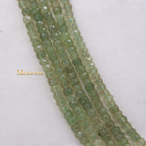 Buy Certified Natural Emerald Round Faceted Gemstone Beads Strand Thread Necklace