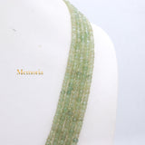 Buy Certified Natural Emerald Round Faceted Gemstone Beads Strand Thread Necklace