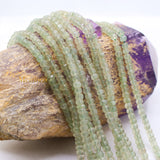 Buy Certified Natural Emerald Round Faceted Gemstone Beads Strand Thread Necklace