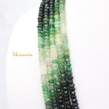 Buy Natural Emerald Round Faceted Gemstone Thread Necklace Beads Strand