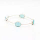 Aqua Chalcedony Bracelet