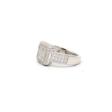 925 Sterling Silver Men's Cubic Zircon Stone Ring